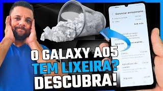 Você Sabe ONDE FICA a LIXEIRA do Celular Samsung GALAXY A05 (Descubra e gerencie ARQUIVOS APAGADOS)