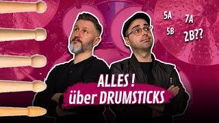 ALLES über Drumsticks: Größen, Materialien und Kopfformen erklärt! Podcast 95