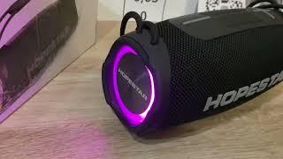 Hopestar H53. Блютуз колонка с подсветкой  и сошным басом