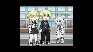 part 1 Genshin school au (gl2)#tags #aether #lumine #paimon #genshin #school #myau