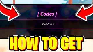 How To REDEEM CODES In Fisch! Roblox