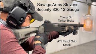 Savage Arms Stevens Security 320 12 Gauge Shotgun #bingbangboom Clamp On Tanker Brake Slugs Buckshot