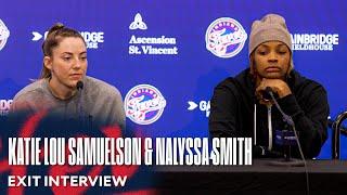 Katie Lou Samuelson & NaLyssa Smith 2024 Exit Interview | Indiana Fever