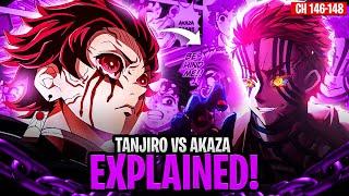 AKAZA Vs TANJIRO BEGINS |CHAPTER 146,147,148 | Demon Slayer Infinity Castle Arc