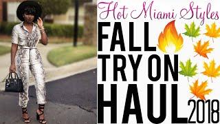 Hot Miami Styles Try On Haul | Fall Edition | iDesign8