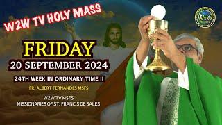 FRIDAY HOLY MASS | 20 SEPTEMBER 2024 | 24TH WEEK IN ORDINARY TIME II by Fr Albert MSFS #holymass