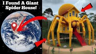 I Found Giant Spider House ️ on google maps and google earth  #maps #earth #hrgoogleearth