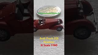 1:160 Audi Front 225 Roadster #3d #spurn #nscale #train #modeltrains #A.S.Modellbahn #product