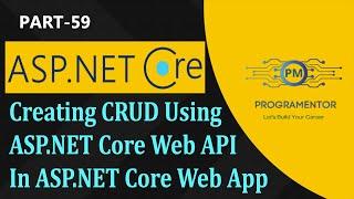 59 | Creating CRUD App Using ASP.NET Core Web API In ASP.NET Core Web Application (Hindi/Urdu)