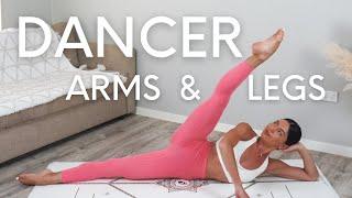 20 MIN DANCER ARMS & LEGS WORKOUT || No Equipment