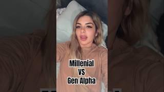 Millenial Vs Gen Alpha! #millenials #genalpha