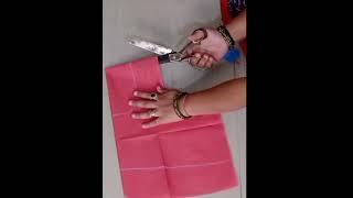 40 inch tucks blouse cutting #blouse #viral #youtubevideos #fashion #hunar #ladiesfashion #tailoring