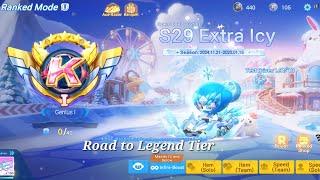 KartRider Rush+ - Season 29: Extra Icy - Ranked Mode - Road to Legend Tier - Gameplay