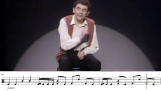 Drum Transcription: Mr. Bean's "Invisible Drum Kit"