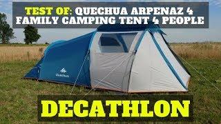 Test of: Quechua Arpenaz 4 family camping tent 4 people - DECATHLON