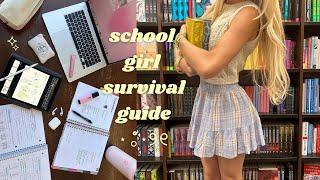 ️ pinterest school girl guide ⊹₊ ⋆ tips & habits to help you survive college ⊹₊ ⋆