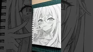 Alya From Alya Sometimes hides her feelings in russian Speed Drawing #anime #drawing #shorts #alya