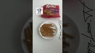 "Tasters" KVIKI Mini Sticks Chia Pretzels  #shorts #satisfying #pretzels #croatia  @BagongLumaTV