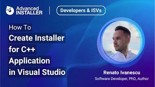 How to Create an MSI Installer for a C++ Application in Visual Studio