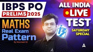 IBPS PO 2025 Prelims | IBPS PO Quant All India Live Test | Quant By Navneet Sir