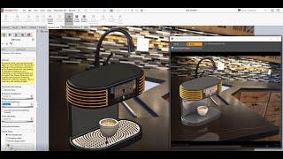 SolidWorks PhotoView 360 - Setting up for Rendering with Background Image and Shadows