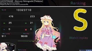 osu! | GHOSTEMANE - Mercury: Retrograde [Thelama] FC 96.69% | 17x Dropped Sliderends