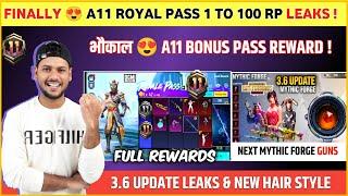 OMG  A11 Royal Pass is Here | Next Mythic Forge Leaks | A11 Royal Pass Bgmi | Next Royal Pass Bgmi