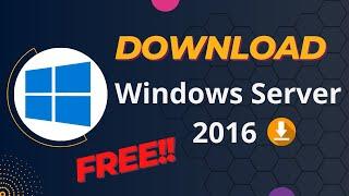 1. Windows Server 2016 - Free Download