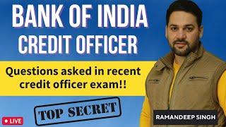 Bank of India Credit Officer 2022: Questions asked in recent Credit Officer Exam