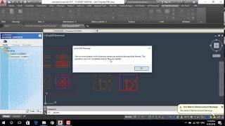 One Or More Objects In This Drawing Cannot Be Saved To The Specified Format. AutoCAD