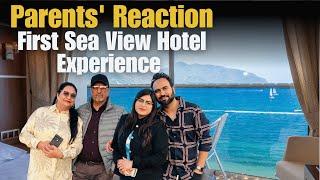 Parents' FIRST Ever Sea View Room | Emotional & Unforgettable | Indian Youtuber In England