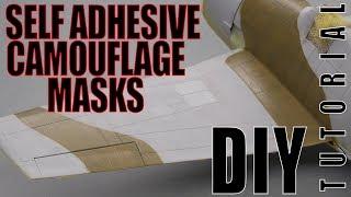 DIY self adhesive camouflage masks - plastic scale modeling tutorial