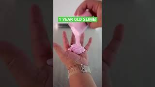 UNBOXING 1 YEAR OLD SLIME PACKAGE!  #shorts