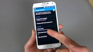 Galaxy S5 Fingerprint Scanner: Setup