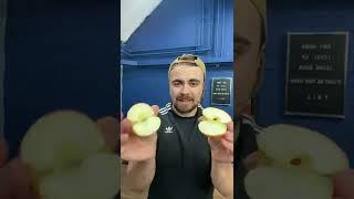 How to split an apple with your bare hands #shorts