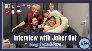 [ENG SUB] Joker Out interview with JokerOutSubs in Beograd, November 2024