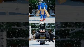 Minecraft Sonic vs Batman, Catwoman, Joker, Spider-Man, Captain America #minecraft #sonic #batman