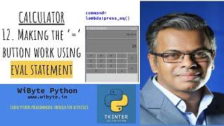 12. Calculator: Getting the EQUALS button to work using the EVAL command in the calculator app