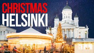 New Year 2022 atmosphere video | Christmas Europe, winter Helsinki Finland walk,  Xmas,  Joulupukki