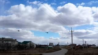 Mi-8's Mi-24's over Alexeyevka, Belgorod Oblast - April 2, 2014