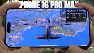 iPhone 16 Pro Max test game PUBG Mobile 120 FPS | Apple A18 Pro