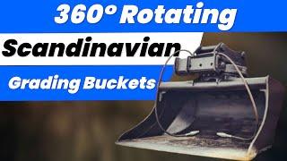 GRB-R 360° Rotating Scandinavian Grading Buckets