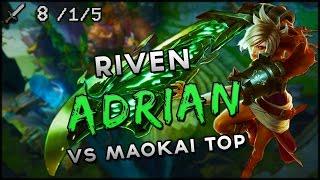 S7 | Adrian Riven vs Maokai TOP | Ranked League VOD