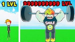 Самый СИЛЬНЫЙ КАЧОК! Новый Симулятор КАЧКА Strongman Simulator Roblox