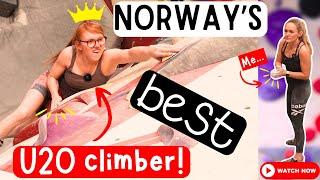 Norway’s Best U20 Climber Reveals Her Top 3 Tips to Get Better! (Part 2)