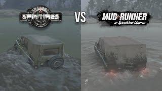 Spintires vs Mudrunner | The comparison