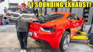 Making My Ferrari 488 as LOUD as Possible! (F1 Sounding Exhaust)