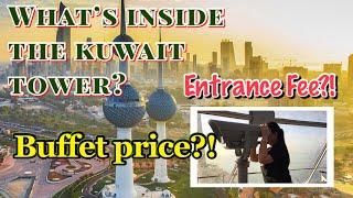 What’s inside the kuwait tower || #kuwaittower #restaurantbuffetprice ||  tourist attraction