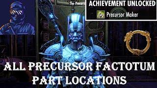 ESO: Precursor Maker Achievement Guide (All Parts to Precursor Factotum Target Dummy)