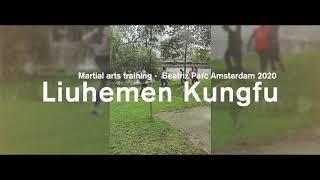 Summer training Liuhemen Kungfu school - Beatrixparc Amsterdam